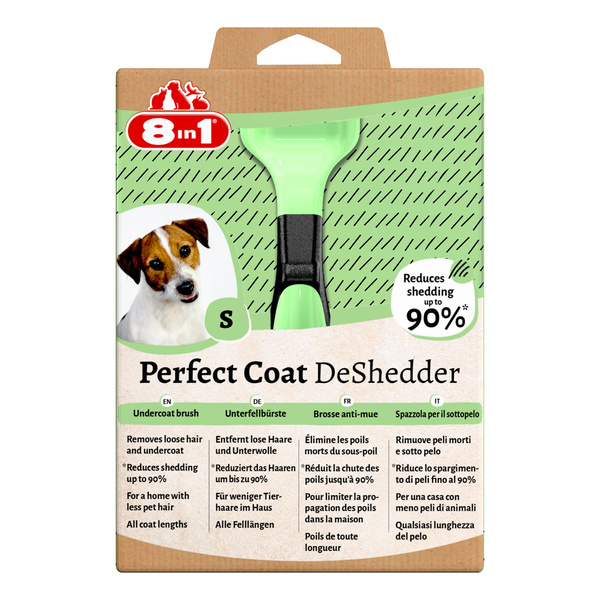 8in1 Zgrzebło dla psa do wyczesywania podszerstka Perfect Coat S