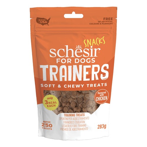 Schesir Trainers soft and chewy przysmak dla psów kurczak 250 kawałków 283 g