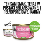 Schesir C&B karma mokra dla kotów tuńczyk z szynką w galarecie 85 g
