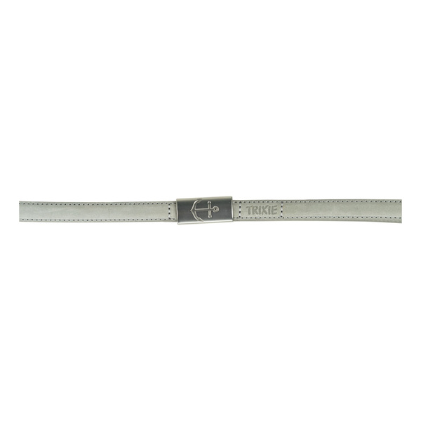 Trixie BE NORDIC smycz dla psa jasnoszara skórzana XS-S 1,20m/15mm