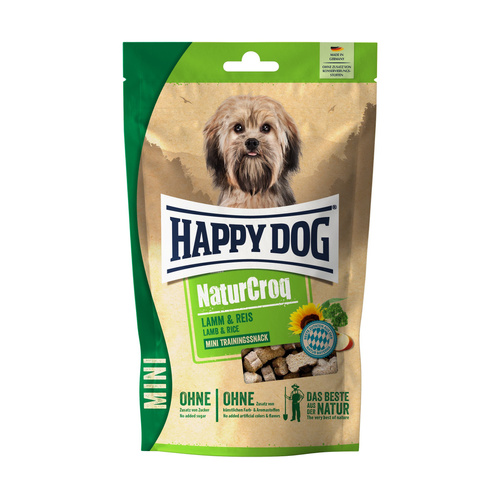 Happy Dog NaturCroq Mini Snack Lamb&Rice, przysmak, dla psów, jagnięcina i ryż, 100g