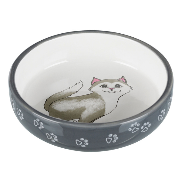 Trixie MISKA CERAMICZNA dla kota 300ml 15cm szara