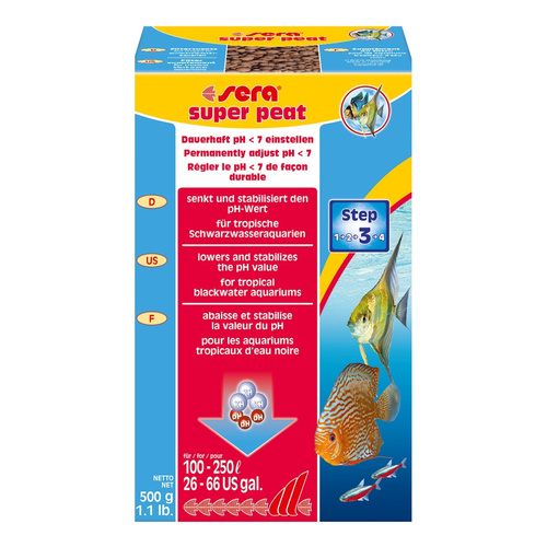 Sera Super peat - torf granulowany 500 g