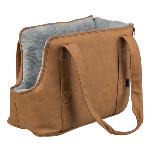 Trixie Evelyn, torba, dla psa, brązowa/szara, 40 × 30 × 20 cm