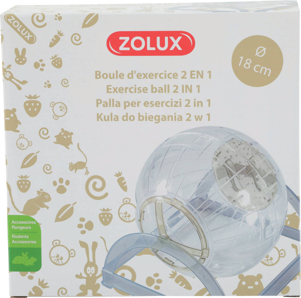 ZOLUX Kula do ćwiczeń 2w1 18 cm  beżowy