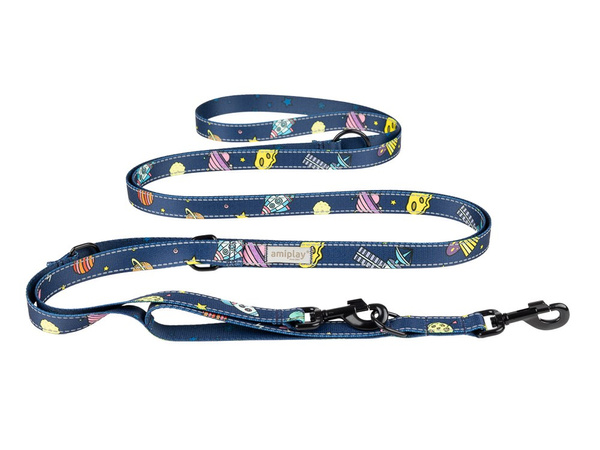 amiplay Smycz regulowana 8in1 BeSpace L 200-400x2,5cm Comics