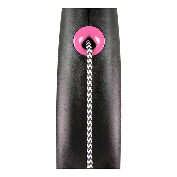 FLEXI Smycz automatyczna dla psa Black Design XS linka 3 m kol. różowy