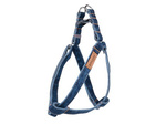 amiplay Szelki regulowane dla psa Jeans Denim XL 50-95x2,5cm Granatowy