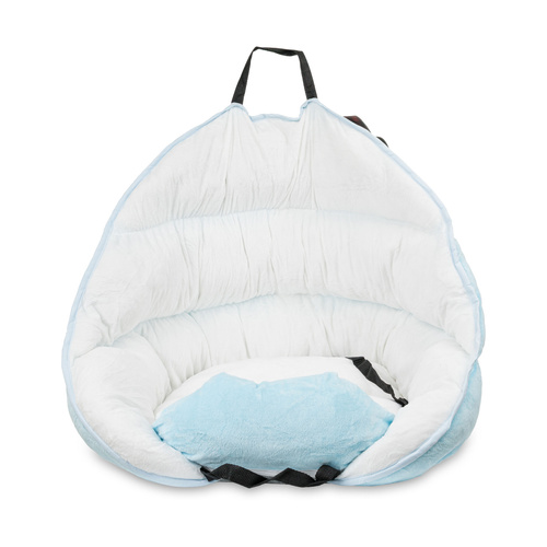 Barry King Przenośny fotelik samochodowy, dla psa, niebieski, 60*50*50cm