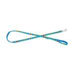 Barry King Smycz dla psa, błękitna, wzór etniczny, taśma polipropylenowa, 20mm/120cm
