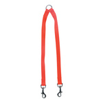 ZOLUX Smycz dla psa podwójna nylonowa 15 mm/40 cm kol. czerwony