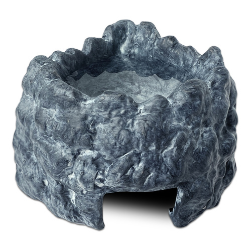 Eao Terra Wet Rock kryjówka z miską do terrarium ceramiczna S 13x95x75cm 55ml narożnikowa