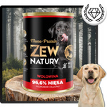 Mokra Karma Dla Psa Wołowina Puszka 400g Zew Natury MONO-PROTEIN