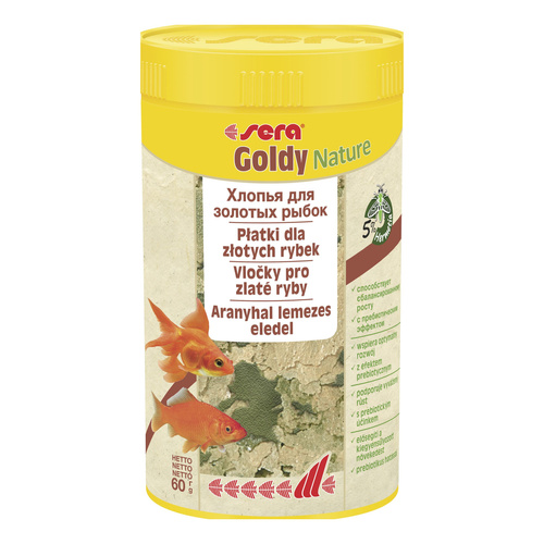 Sera Goldy Nature 250 ml płatki -pokarm premium