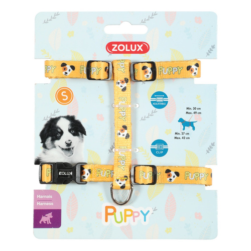 Zolux Szelki dla szczeniąt Puppy MASCOTTE 13 mm kol. żółty