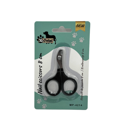 Mr. Pretzel nożyczki ze stali nierdzewnej do pazurów 8cm