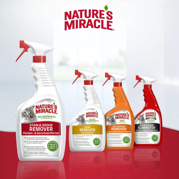 Natures Miracle REMOVER płyn do usuwania codziennych plam kot 709ml