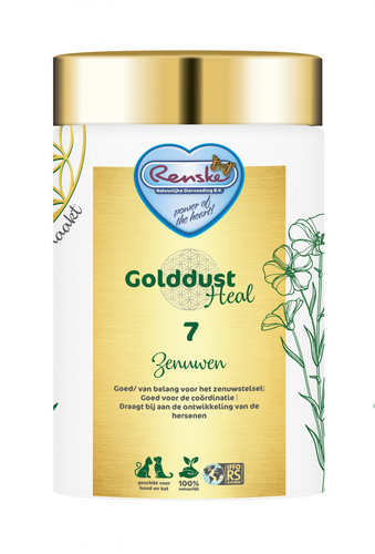 RENSKE GOLDDUST HEAL 7 - układ nerwowy - wsparcie funkcjonowania układu nerwowego i pracy mózgu (250g)