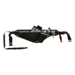 Trixie Pas biodrowy do biegania ze smyczą, dla psa, szaro/czarny, taśma parciana, pas: 70-130 cm/23 cm,  smycz: 1.15-1.50 m/20 mm