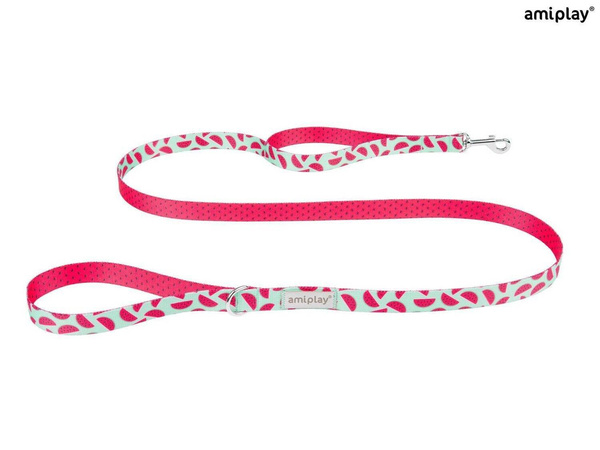 amiplay Smycz BeHappy dla Psa M 150cm Watermelon