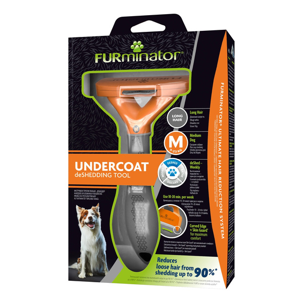 FURMINATOR Szczotka dla psów długowłosych - Medium