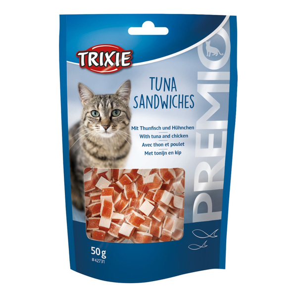 Trixie PREMIO Tuńczyk KURCZAK Kota BEZ GLUTENU 50g