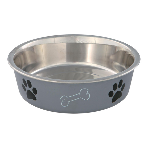 Trixie MISKA METALOWA Z PLASTIKOWĄ POWŁOKĄ, 1.4 l/o 21 cm