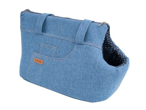 amiplay Torba transportowa Denim S 35x21x24cm Niebieski