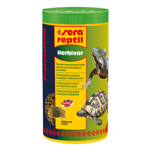 Sera Reptil Professional Herbivor Nature 1.000 ml granulat - gady pokarm uzupełniający