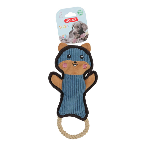 ZOLUX Zabawka dla psa wytrzymała Chomik BUDDY niebieski 28cm