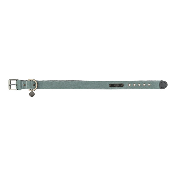 Trixie CityStyle, obroża, dla psa, bawełna, szałwiowa, XS-S: 25-32 cm/25 mm, szeroka