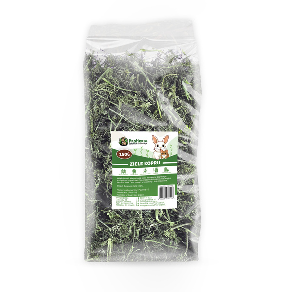 ProHerbs Ziele kopru 150g - trawienie, spokój i zdrowie dla pupila!