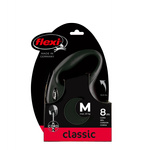 FLEXI Smycz automatyczna dla psa NEW CLASSIC linka M 8m czarna