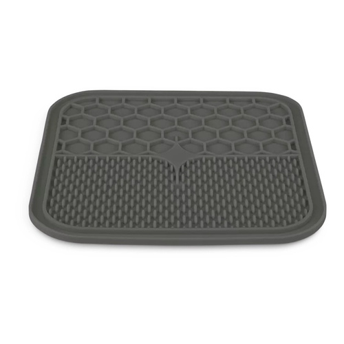 ZOLUX Mata silikonowa do lizania dla psa i kota L Giant szara 30x30 cm