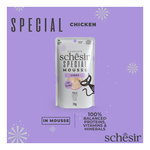 Schesir Special Mousse Light karma mokra dla kota kurczak i indyk z dynią 70 g