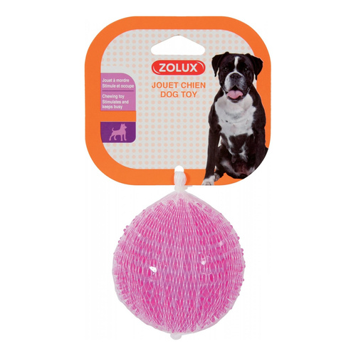 ZOLUX Zabawka dla psa piłka z kolcami TPR POP 8 cm kol. różowy