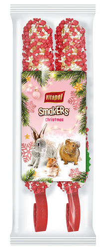 Vitapol Smakers okazjonalny świąteczny dla gryzoni i królika 2 szt. (różowy)