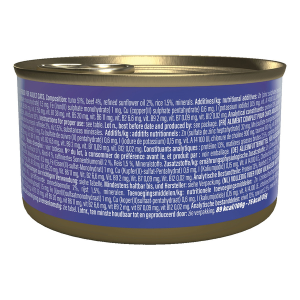 Schesir C&B karma mokra dla kotów tuńczyk z wołowiną w galarecie 85 g