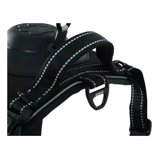 ZOLUX Szelki dla psa ze smyczą automatyczną Easyride S czarne