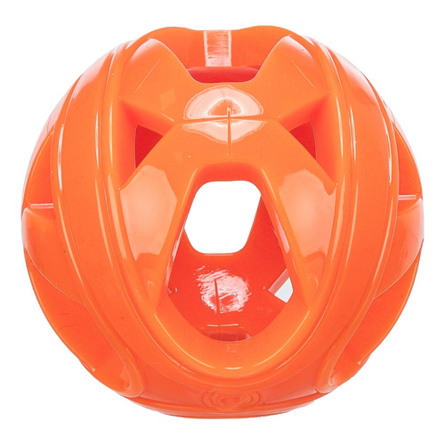 Trixie Piłka z otworami zabawka dla psa TPE pomarańczowa 6cm