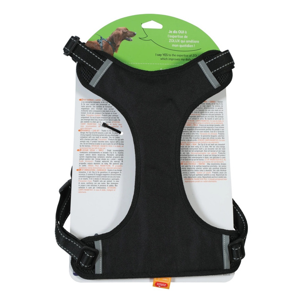 ZOLUX Zestaw szelki + smycz dla psa CLIP and GO L czarny
