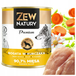 Mokra Karma Dla Psa Bogata w Kurczaka Puszka 800g Zew Natury PREMIUM