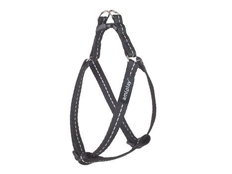 amiplay Szelki regulowane Reflective S 20-35 [c, d]x1cm Czarny
