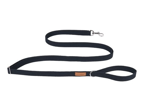 amiplay Smycz regulowana Easy FixCotton L 160-300x2,5cm Czarny
