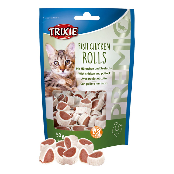 Trixie KRĄŻKI Przysmak KURCZAK ŁOSOŚ 50g LIGHT