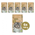 CAT'S LOVE Bio Duck - ekologiczna kaczka w naturalnej galaretce (6 szt. x 100g)