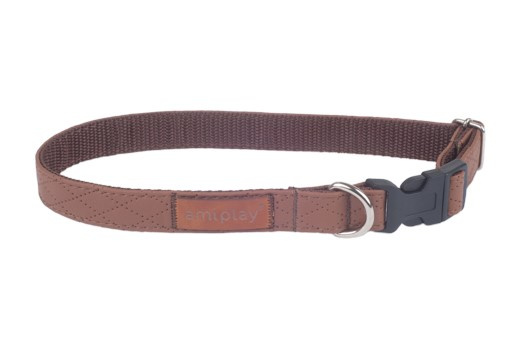 amiplay OBROŻA dla Psa Cambridge SKÓRA XL 40-70cm Brązowy