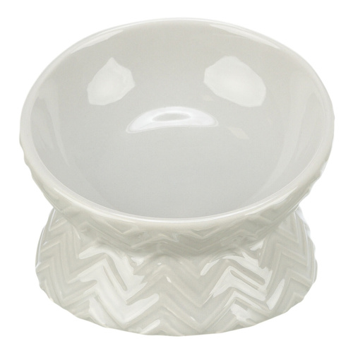 Trixie Miska ceramiczna podwyższona dla kota 150ml ścięta