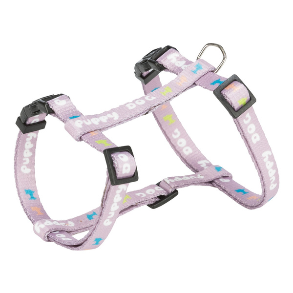 Trixie Junior Szelki H + smycz M-L 27-45cm liliowe