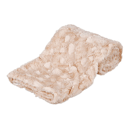 Trixie KOC PLUSZOWY narzuta COSY psa 100x150cm beż